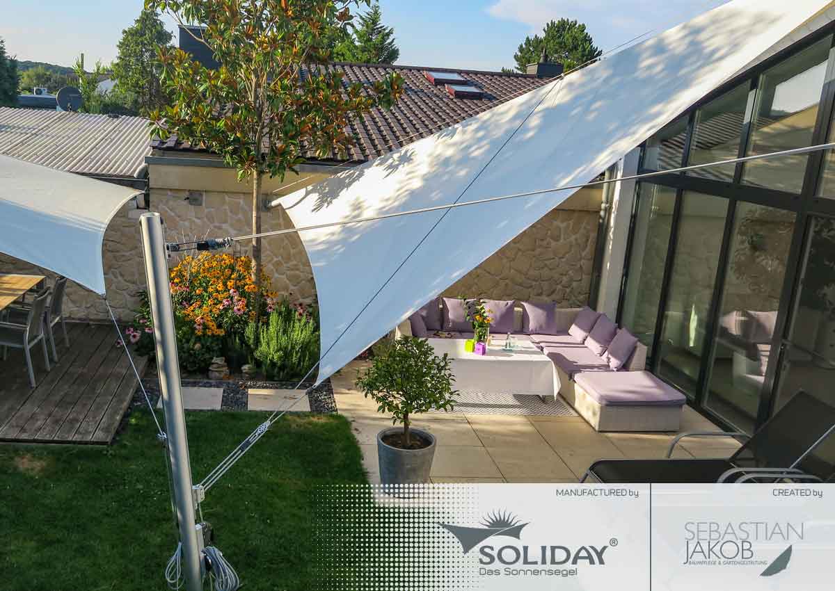 SOLIDAY X - semi-automatisches Sonnensegel
