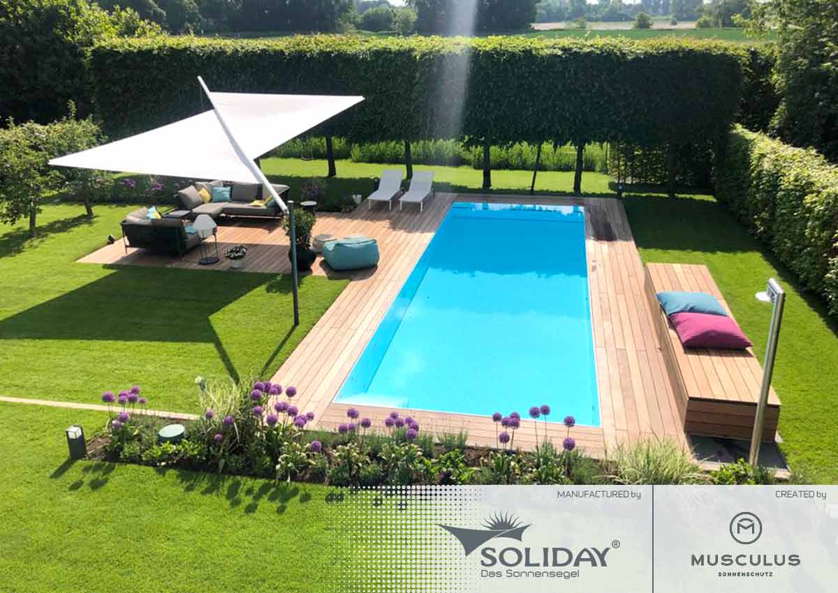 SOLIDAY C - vollautomatisches Sonnensegel