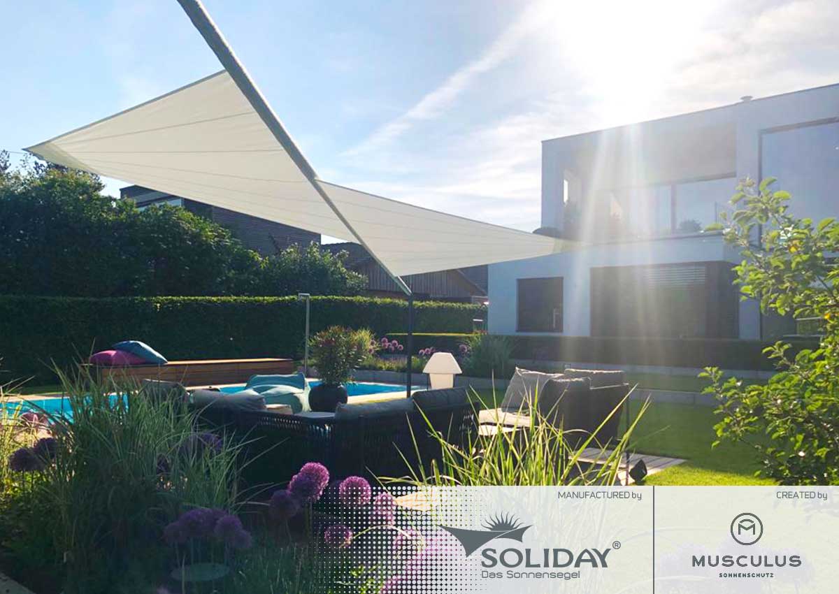 SOLIDAY C - vollautomatisches Sonnensegel
