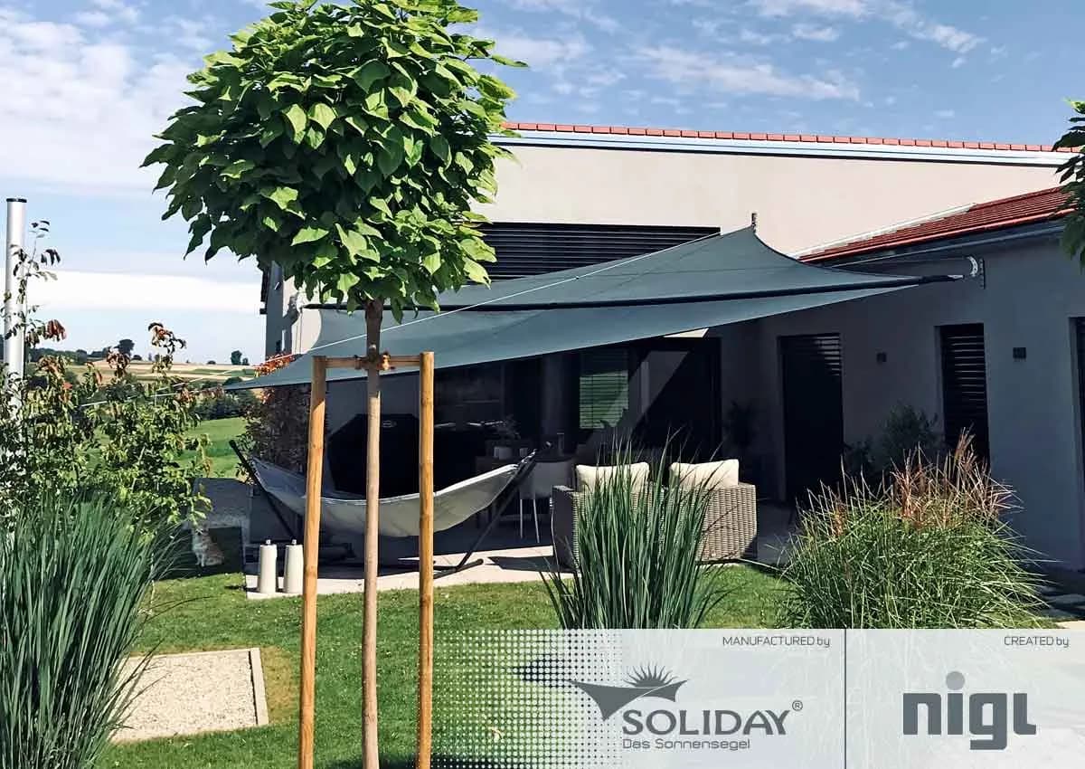 SOLIDAY A - manuell aufrollbares Sonnensegel 3