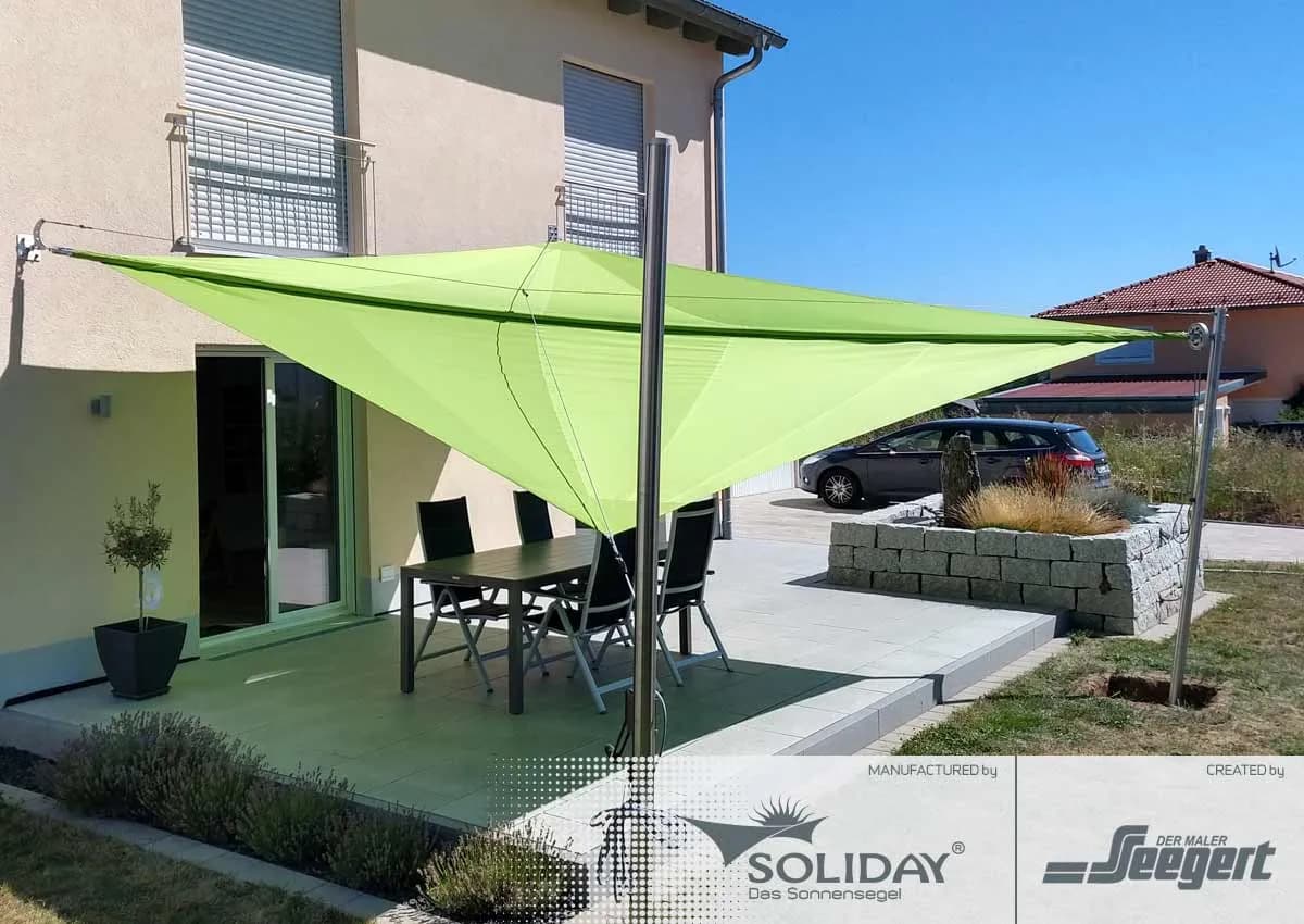 SOLIDAY A - manuell aufrollbares Sonnensegel 2