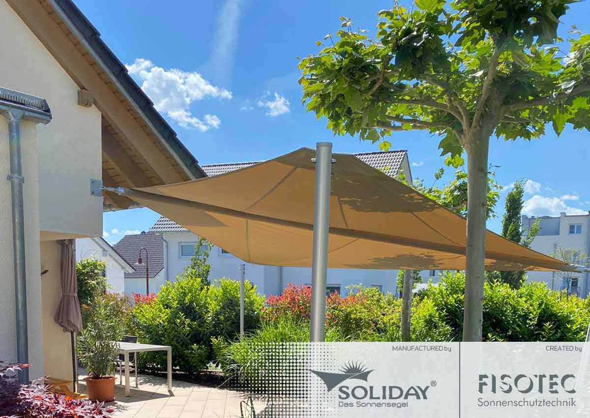 SOLIDAY C - vollautomatisches Sonnensegel