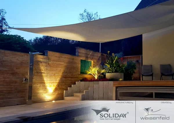 SOLIDAY M - manuell aufrollbares Sonnensegel